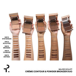 MAJOR SCULPT CRÈME CONTOUR & POWDER BRONZER DUO